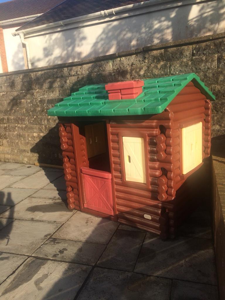 little tikes log cabin for sale second hand